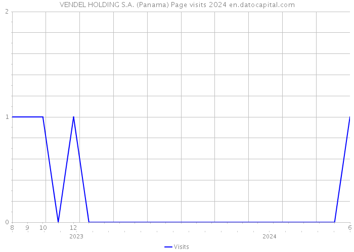 VENDEL HOLDING S.A. (Panama) Page visits 2024 