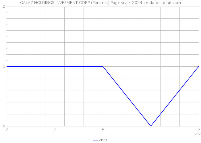 GALAZ HOLDINGS INVESMENT CORP (Panama) Page visits 2024 