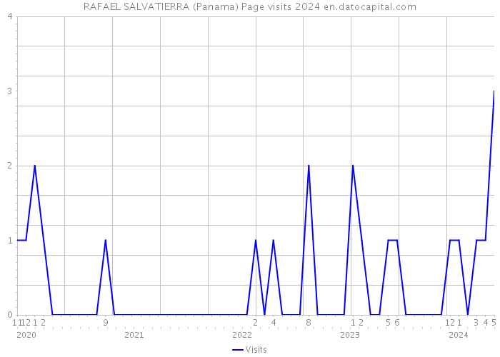 RAFAEL SALVATIERRA (Panama) Page visits 2024 