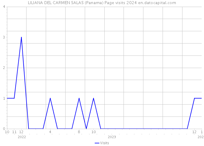 LILIANA DEL CARMEN SALAS (Panama) Page visits 2024 