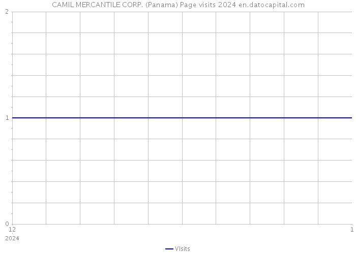 CAMIL MERCANTILE CORP. (Panama) Page visits 2024 