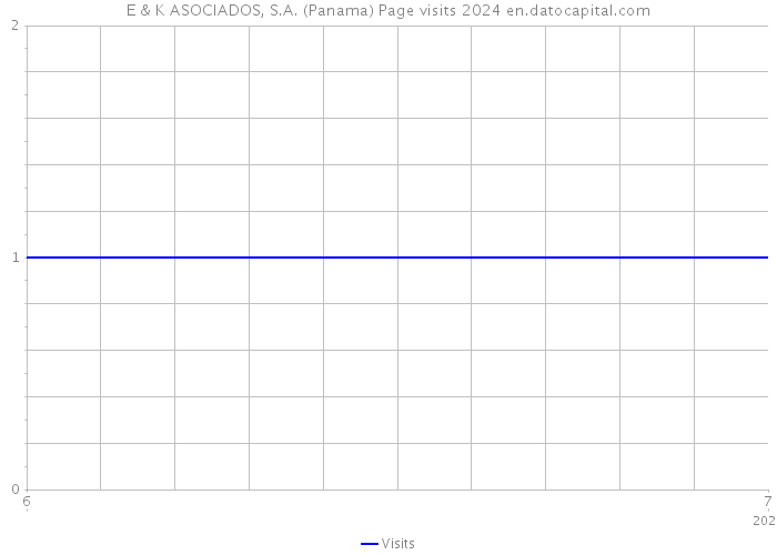 E & K ASOCIADOS, S.A. (Panama) Page visits 2024 