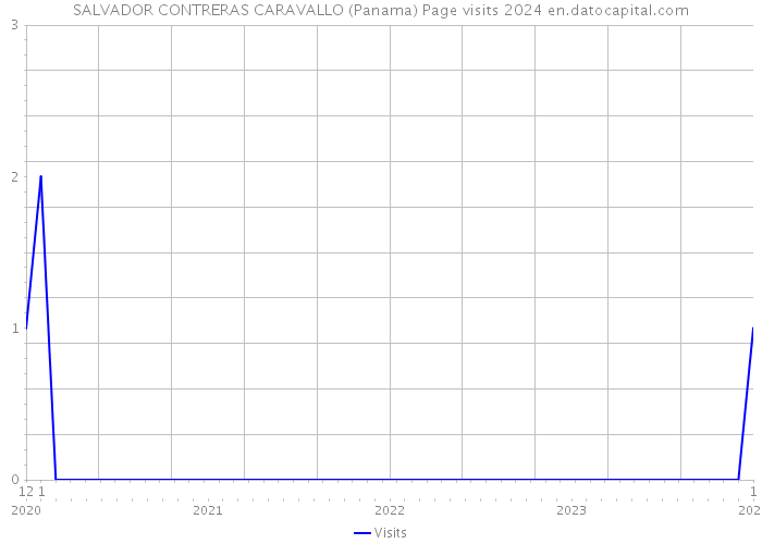 SALVADOR CONTRERAS CARAVALLO (Panama) Page visits 2024 