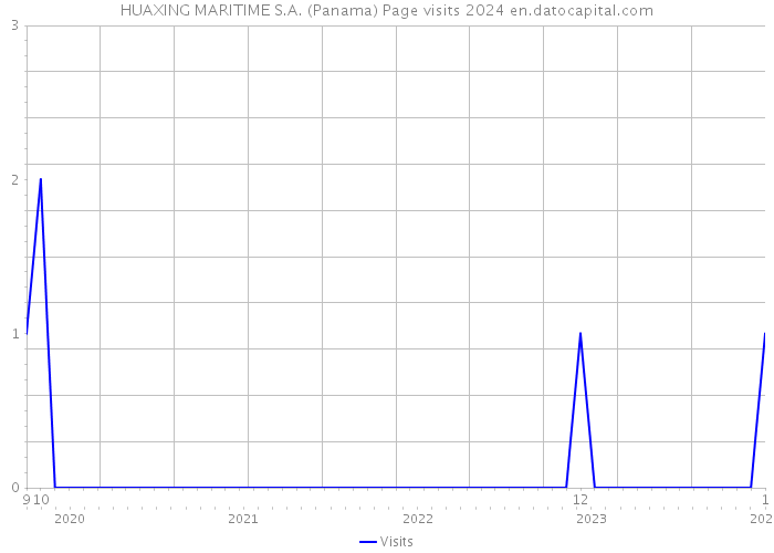 HUAXING MARITIME S.A. (Panama) Page visits 2024 