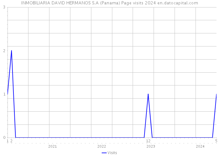 INMOBILIARIA DAVID HERMANOS S.A (Panama) Page visits 2024 