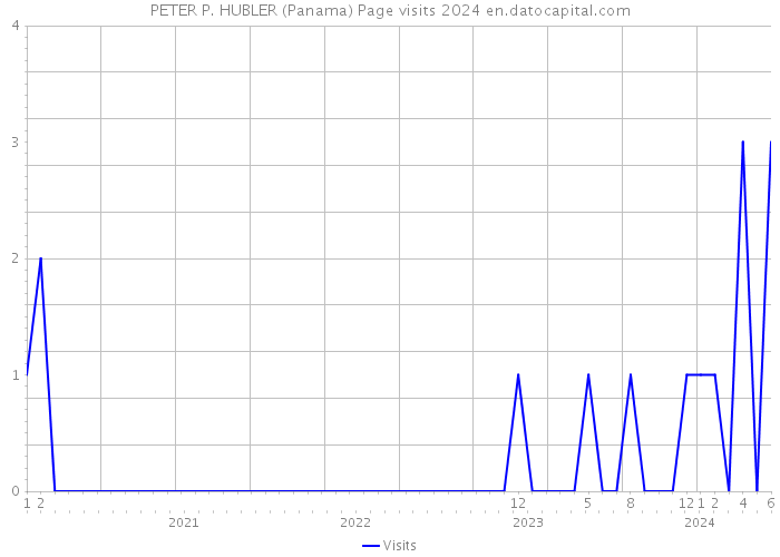 PETER P. HUBLER (Panama) Page visits 2024 
