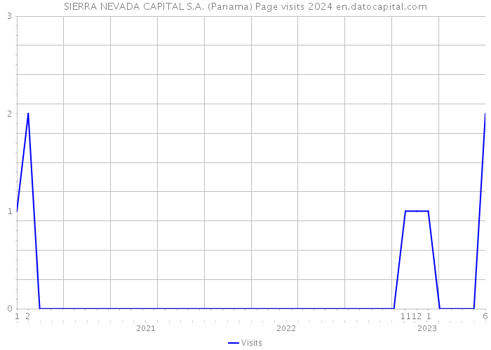 SIERRA NEVADA CAPITAL S.A. (Panama) Page visits 2024 