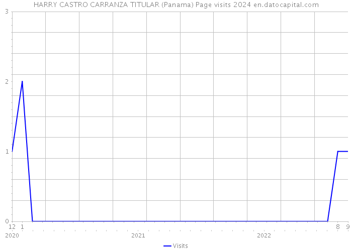 HARRY CASTRO CARRANZA TITULAR (Panama) Page visits 2024 