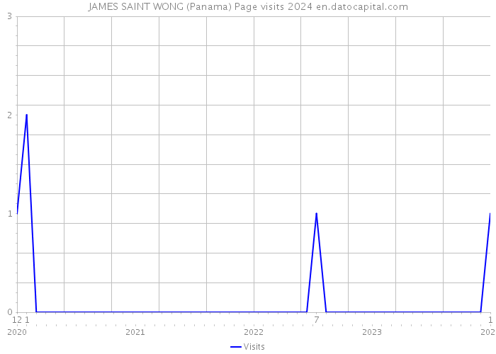 JAMES SAINT WONG (Panama) Page visits 2024 