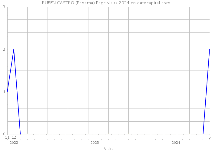 RUBEN CASTRO (Panama) Page visits 2024 