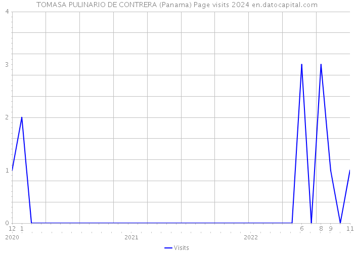 TOMASA PULINARIO DE CONTRERA (Panama) Page visits 2024 