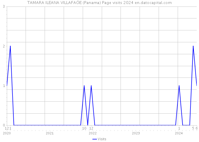 TAMARA ILEANA VILLAFAÖE (Panama) Page visits 2024 
