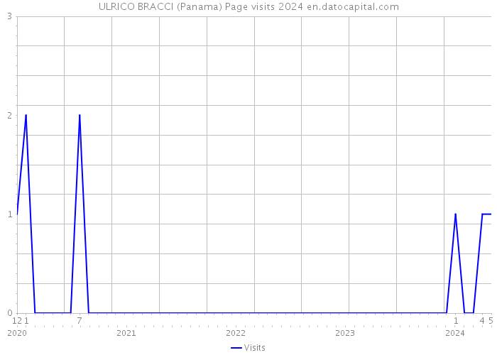 ULRICO BRACCI (Panama) Page visits 2024 
