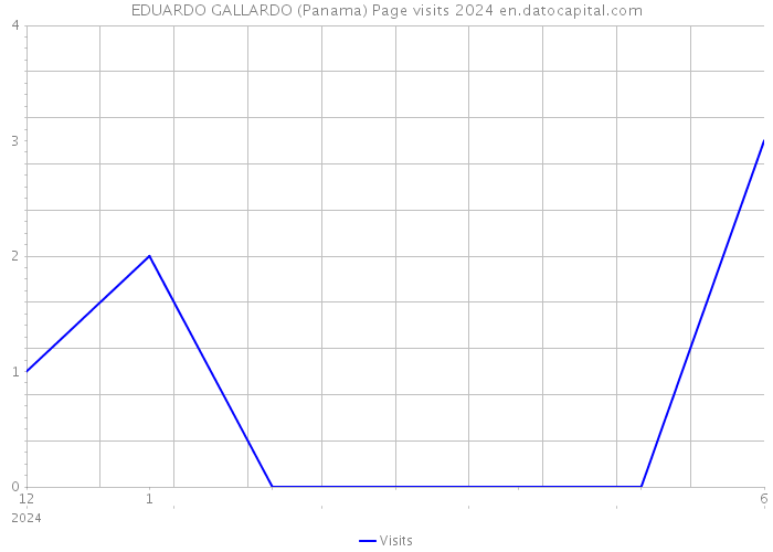 EDUARDO GALLARDO (Panama) Page visits 2024 