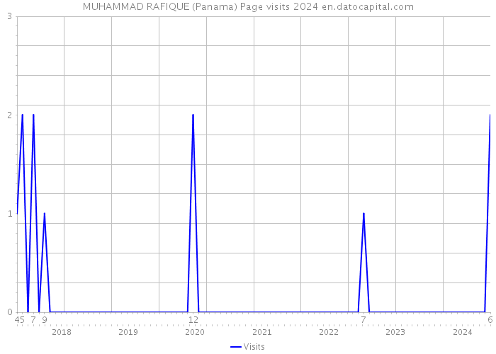 MUHAMMAD RAFIQUE (Panama) Page visits 2024 