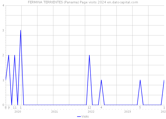 FERMINA TERRIENTES (Panama) Page visits 2024 