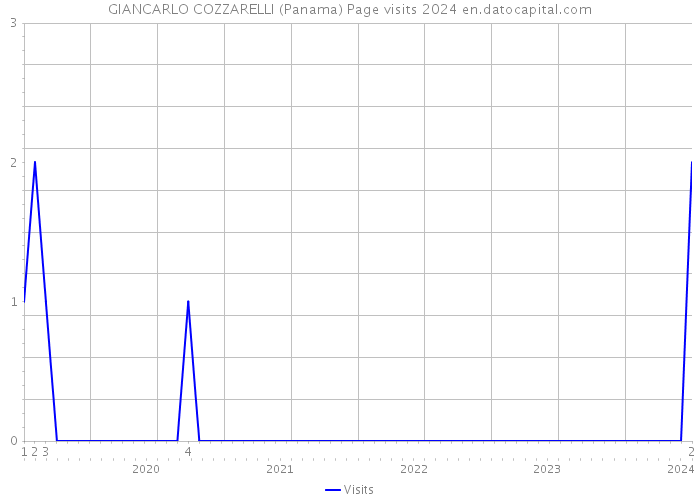 GIANCARLO COZZARELLI (Panama) Page visits 2024 