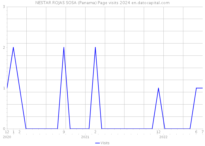 NESTAR ROJAS SOSA (Panama) Page visits 2024 