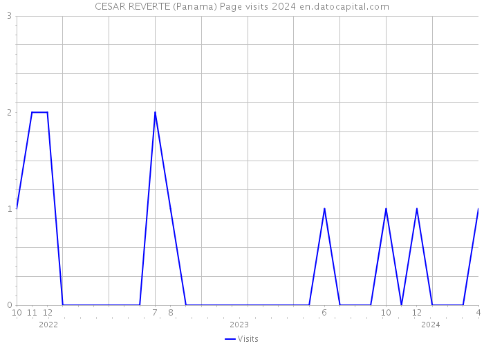 CESAR REVERTE (Panama) Page visits 2024 