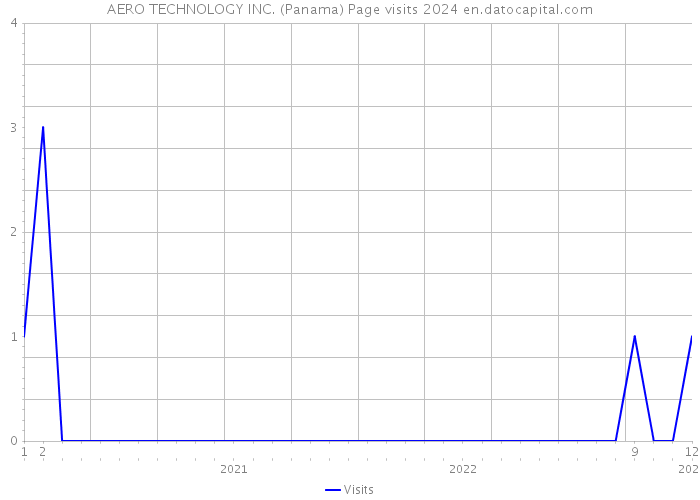 AERO TECHNOLOGY INC. (Panama) Page visits 2024 