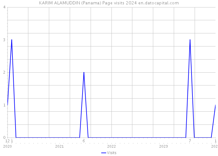 KARIM ALAMUDDIN (Panama) Page visits 2024 