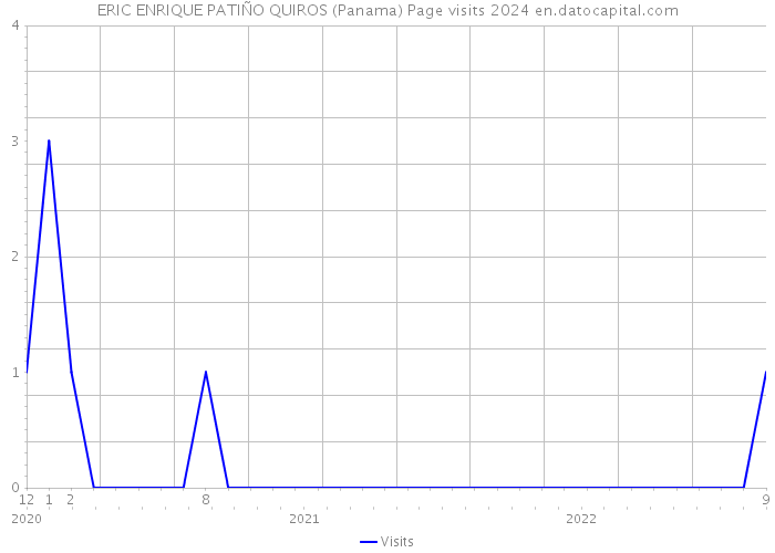 ERIC ENRIQUE PATIÑO QUIROS (Panama) Page visits 2024 