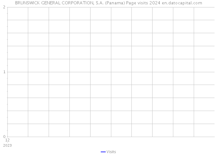 BRUNSWICK GENERAL CORPORATION, S.A. (Panama) Page visits 2024 
