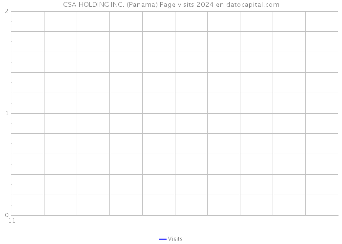 CSA HOLDING INC. (Panama) Page visits 2024 