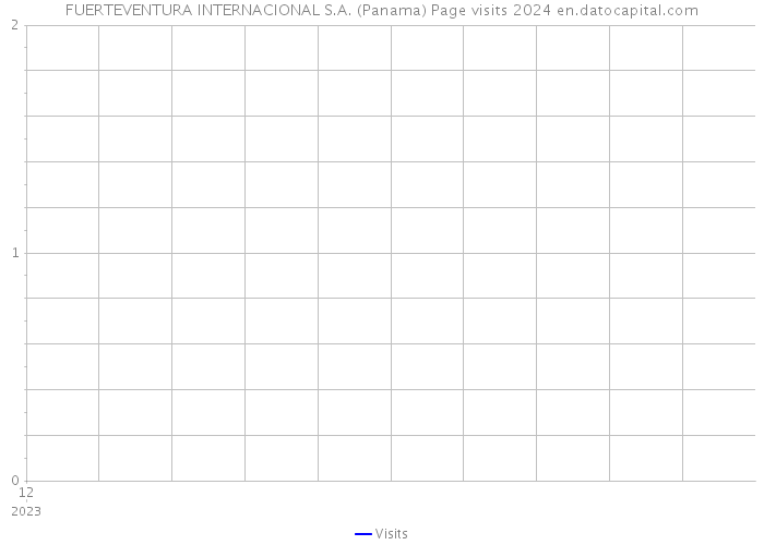 FUERTEVENTURA INTERNACIONAL S.A. (Panama) Page visits 2024 