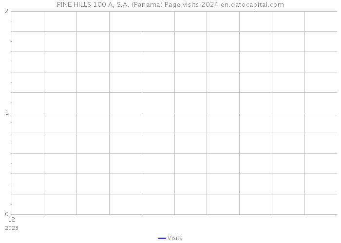 PINE HILLS 100 A, S.A. (Panama) Page visits 2024 