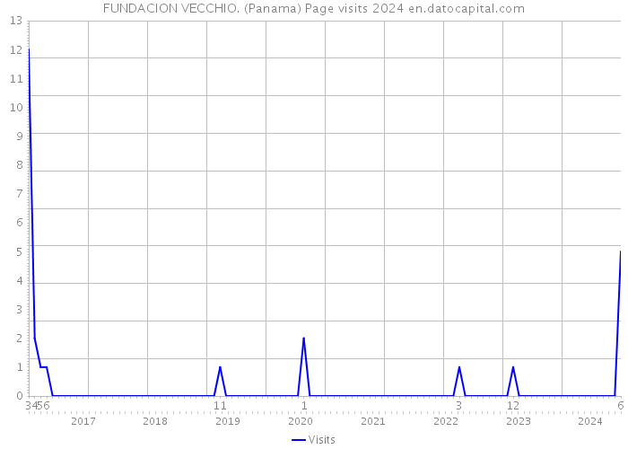 FUNDACION VECCHIO. (Panama) Page visits 2024 