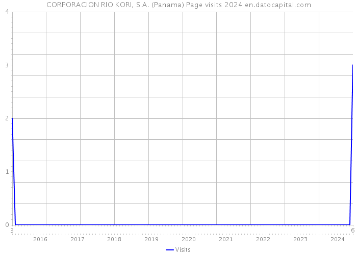 CORPORACION RIO KORI, S.A. (Panama) Page visits 2024 