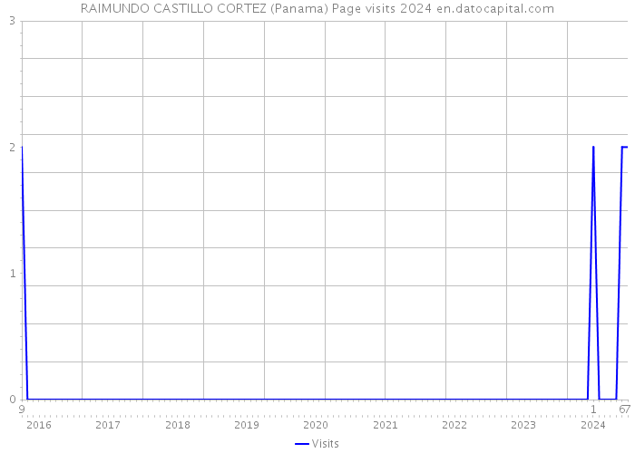 RAIMUNDO CASTILLO CORTEZ (Panama) Page visits 2024 