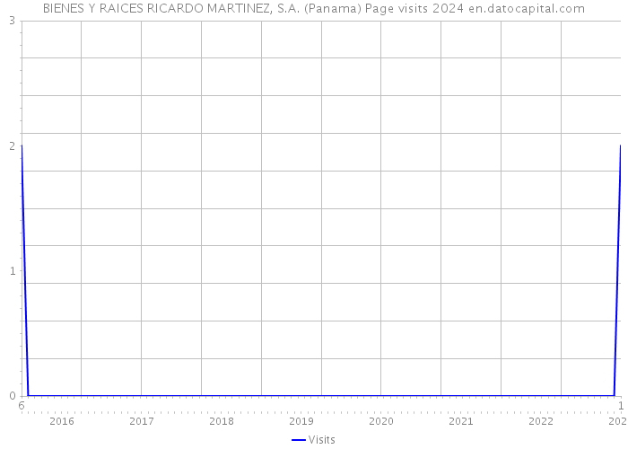BIENES Y RAICES RICARDO MARTINEZ, S.A. (Panama) Page visits 2024 