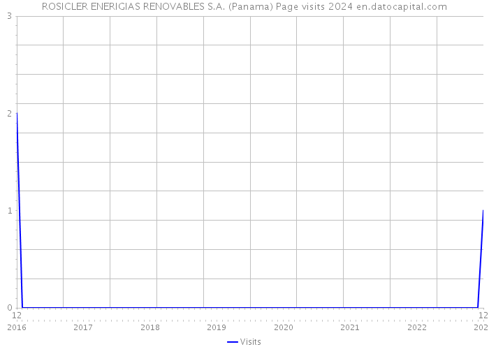 ROSICLER ENERIGIAS RENOVABLES S.A. (Panama) Page visits 2024 