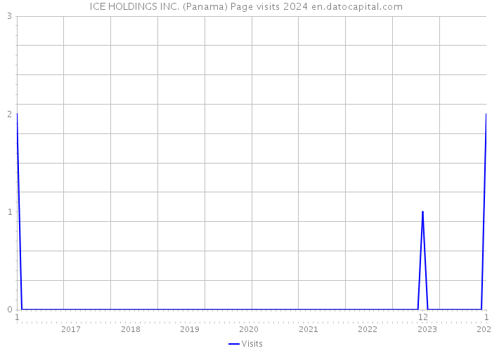 ICE HOLDINGS INC. (Panama) Page visits 2024 