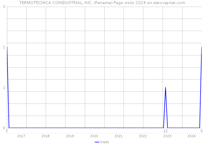 TERMOTECNICA COINDUSTRIAL, INC. (Panama) Page visits 2024 