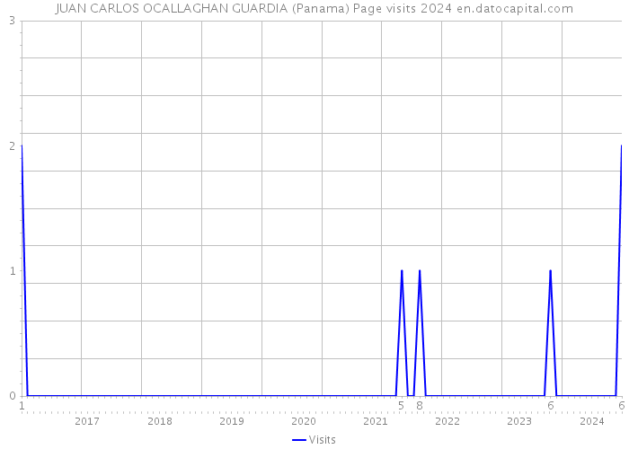 JUAN CARLOS OCALLAGHAN GUARDIA (Panama) Page visits 2024 