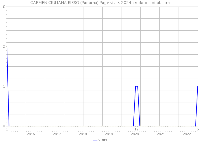 CARMEN GIULIANA BISSO (Panama) Page visits 2024 