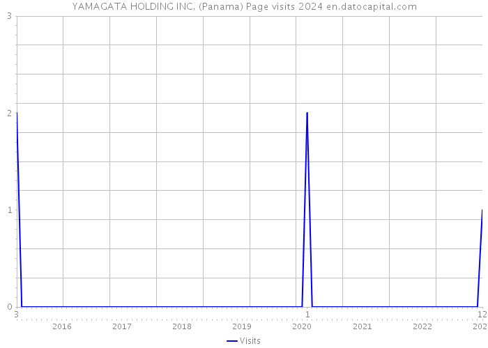 YAMAGATA HOLDING INC. (Panama) Page visits 2024 