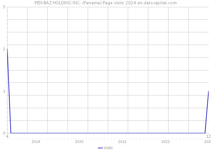 PEN BAZ HOLDING INC. (Panama) Page visits 2024 