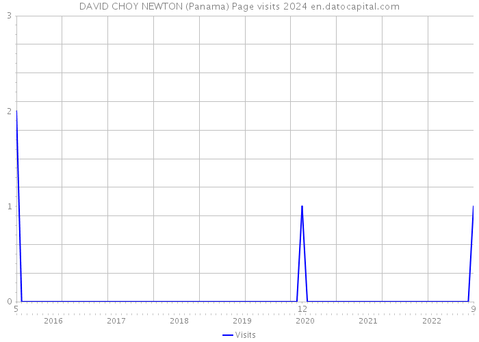DAVID CHOY NEWTON (Panama) Page visits 2024 