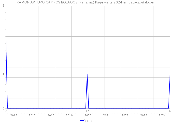 RAMON ARTURO CAMPOS BOLAÖOS (Panama) Page visits 2024 