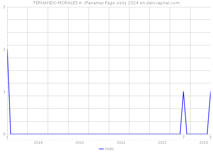 FERNANDO MORALES A. (Panama) Page visits 2024 