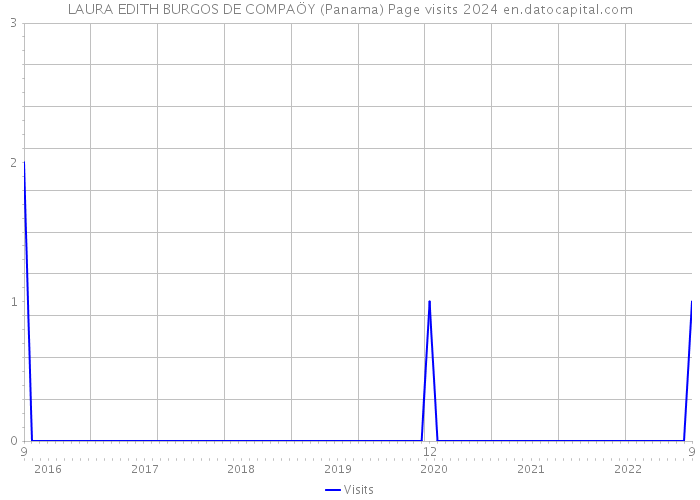 LAURA EDITH BURGOS DE COMPAÖY (Panama) Page visits 2024 