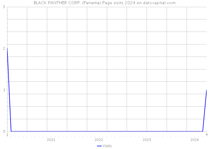 BLACK PANTHER CORP. (Panama) Page visits 2024 