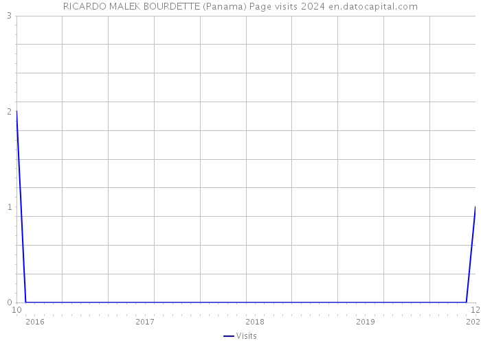 RICARDO MALEK BOURDETTE (Panama) Page visits 2024 