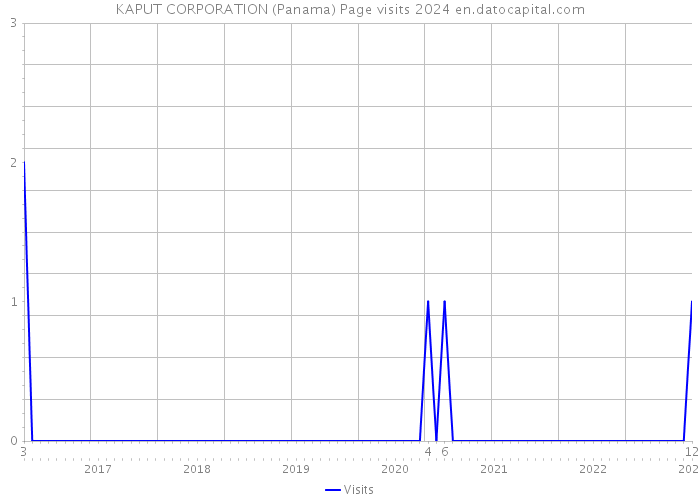 KAPUT CORPORATION (Panama) Page visits 2024 