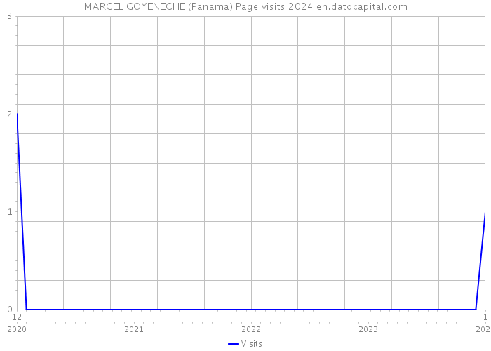 MARCEL GOYENECHE (Panama) Page visits 2024 