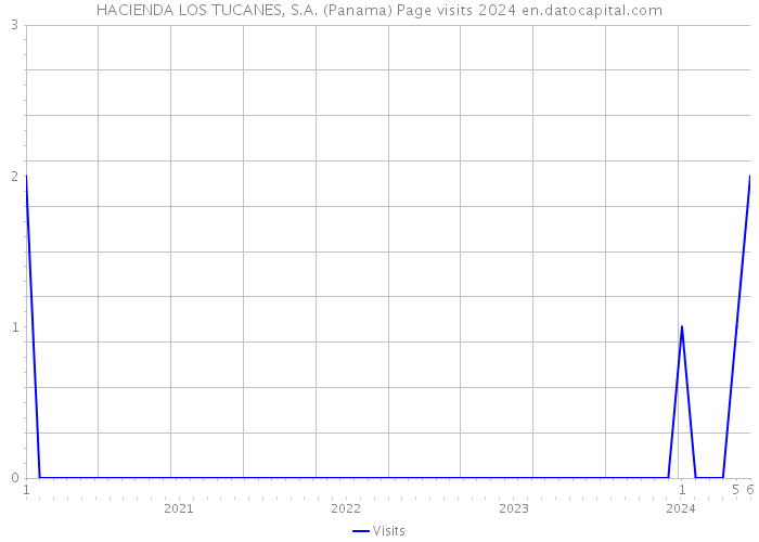 HACIENDA LOS TUCANES, S.A. (Panama) Page visits 2024 